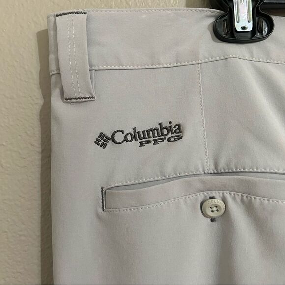 Columbia PFG Gray Terminal Tackle Shorts with bottle opener men’s size 38 - Picture 8 of 11